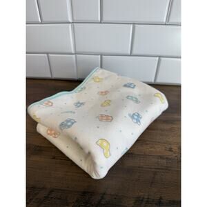 VTG Carter's Baby Blanket - Duck, Bunny, Lamb, & Polka Dot 100% Cotton